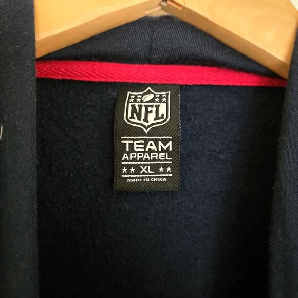Women's Navy NFL Patriots New England Hoodie Size XL - Team Apparel - Picture 5 of 6